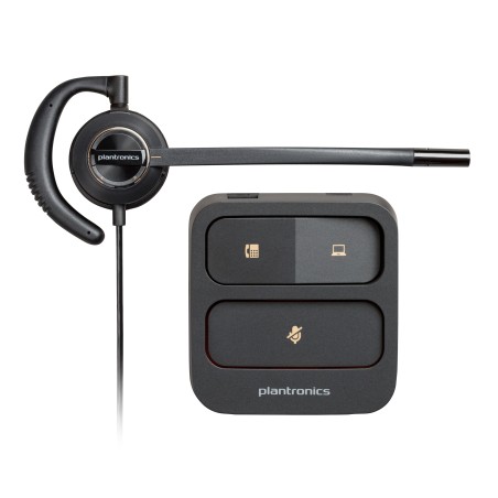 HP Poly EncorePro 530D Wired Headset - Superior Sound & Comfort, Perfect for Professionals - Black